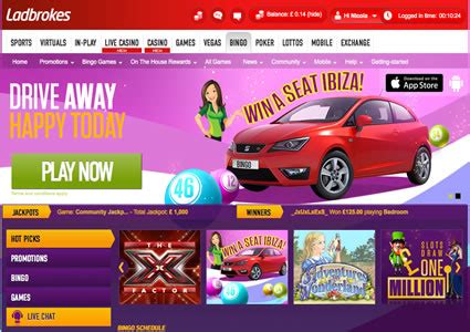 Ladbrokes Bingo Home.